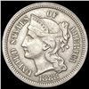 Image 1 : 1888 Nickel Three Cent CLOSELY UNCIRCULATED