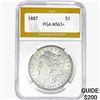1887 Morgan Silver Dollar PGA MS63+