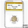 Image 1 : 1869/69 Nickel Three Cent PGA AU58 FS-302