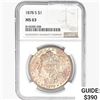 Image 1 : 1878-S Morgan Silver Dollar NGC MS63