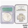 Image 1 : [2] Varied US Silver Coinage ICG/NGC MS/AG [1884-O, 1923-S]
