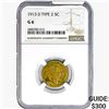Image 1 : 1913-D Buffalo Nickel NGC G6 Ty 2