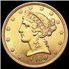 Image 1 : 1900 $5 Gold Half Eagle UNCIRCULATED