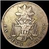 Image 2 : 1873 Mexico 1 peso LIGHTLY CIRCULATED