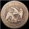 Image 2 : 1853 Arrows/Rays Seated Liberty Quarter NICELY CIRCULATED