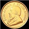 Image 1 : 1980 1/10oz Gold Kugerrand CLOSELY UNCIRCULATED