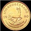 Image 2 : 1980 1/10oz Gold Kugerrand CLOSELY UNCIRCULATED