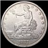 Image 1 : 1877 Silver Trade Dollar CLOSELY UNCIRCULATED
