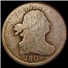 Image 1 : 1808 Draped Bust Half Cent NICELY CIRCULATED