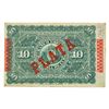 Image 2 : 1896  Cuba 10 Pesos Note