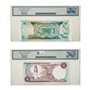 Image 2 : [2] 1978&1980  Belize/Bermuda Banknote Currency Legacy