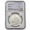 Image 1 : 1883-CC Morgan Silver Dollar NGC MS63