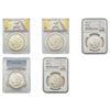 [5]1885-1886 Morgan Silver Dollar ANACS/NGC/PCGS