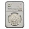 Image 6 : [4]1887 Morgan Silver Dollar ANACS/NGC/PCGS