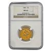 Image 1 : 1881 $5 Gold Half Eagle NGC MS62