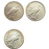 Image 2 : [3]1922-S & 1923-D Silver Peace Dollar