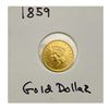 Image 1 : 1859 Rare Gold Dollar