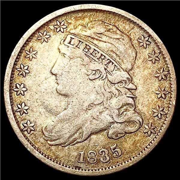 1835 Capped Bust Dime NICELY CIRCULATED