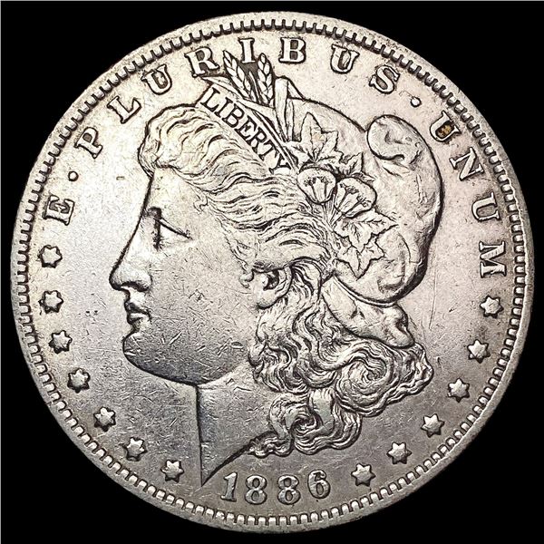 1886-O Morgan Silver Dollar NEARLY UNCIRCULATED