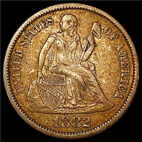 1882 Seated Liberty Dime CLOSELY UNCIRCULATED