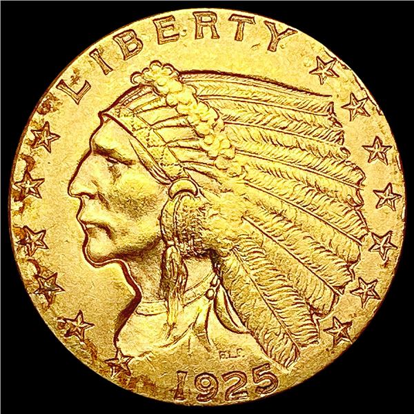 1925-D $2.50 Gold Quarter Eagle UNCIRCULATED