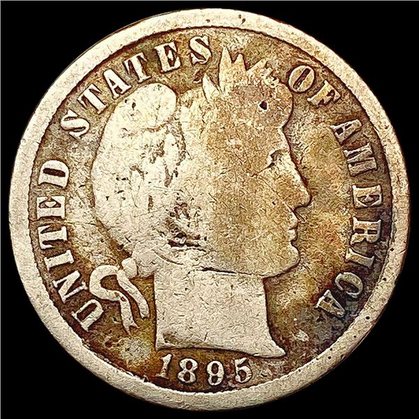 1895-O Barber Dime NICELY CIRCULATED