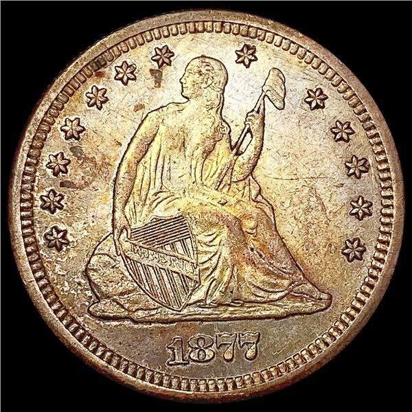1877-S Seated Liberty Quarter UNCIRCULATED