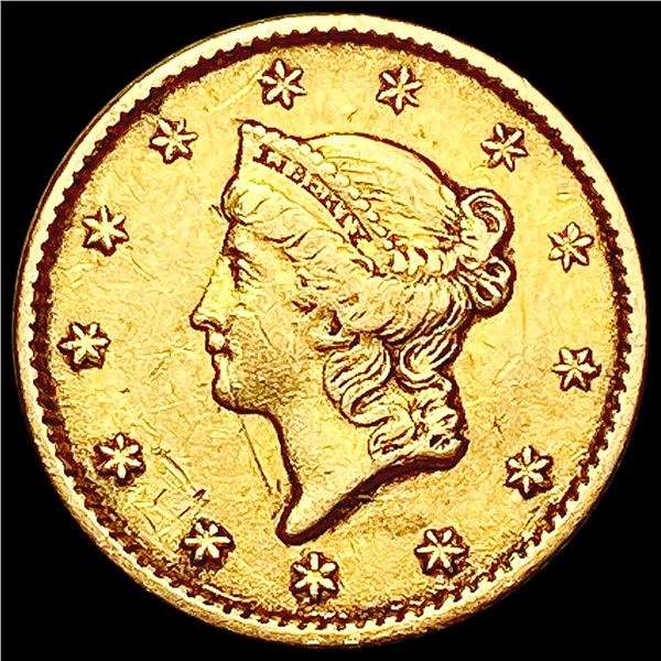 1853 Rare Gold Dollar CLOSELY UNCIRCULATED