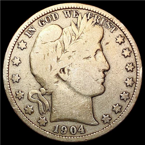 1904-S Barber Half Dollar NICELY CIRCULATED