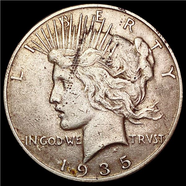 1935-S Silver Peace Dollar LIGHTLY CIRCULATED