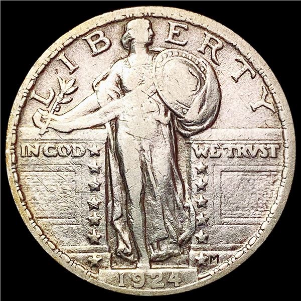 1924 Standing Liberty Quarter LIGHTLY CIRCULATED