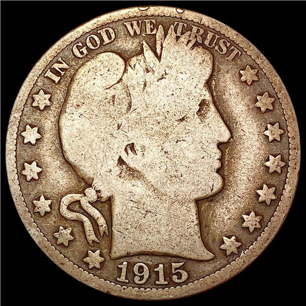 1915-P Barber Half Dollar NICELY CIRCULATED