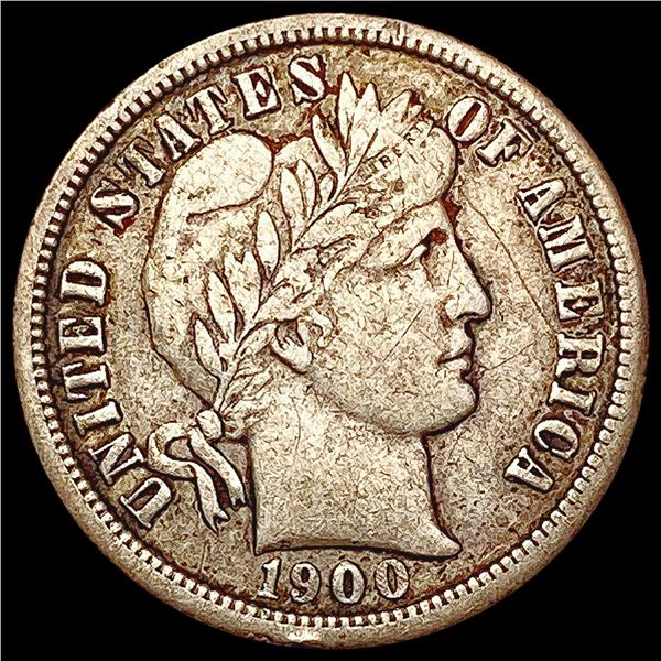 1900-O Barber Dime LIGHTLY CIRCULATED