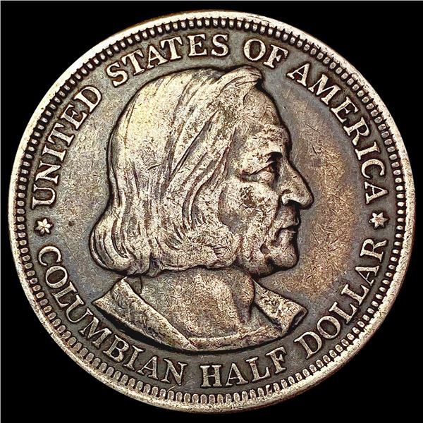 1892 Columbian Expo Half Dollar CLOSELY UNCIRCULATED