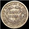 Image 2 : 1838 Seated Liberty Half Dime NICELY CIRCULATED