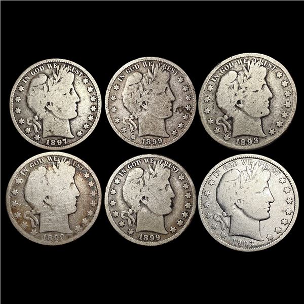 [6]1893-1903 Barber Half Dollar NICELY CIRCULATED