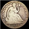 Image 1 : 1854 Arrows Seated Liberty Half Dollar NICELY CIRCULATED