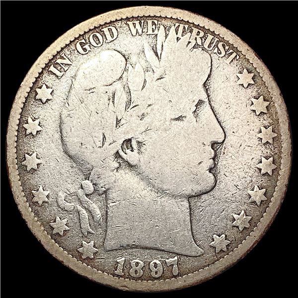 1897-O Barber Half Dollar NICELY CIRCULATED