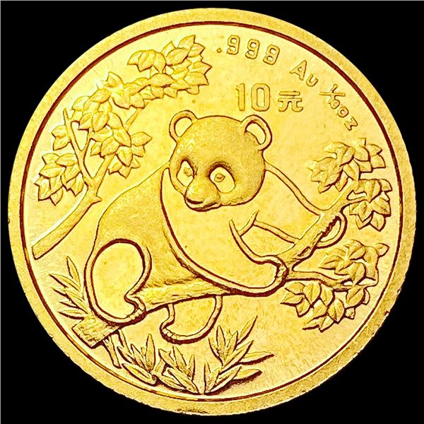 1992 1/10 Oz Gold Panda CHOICE PROOF
