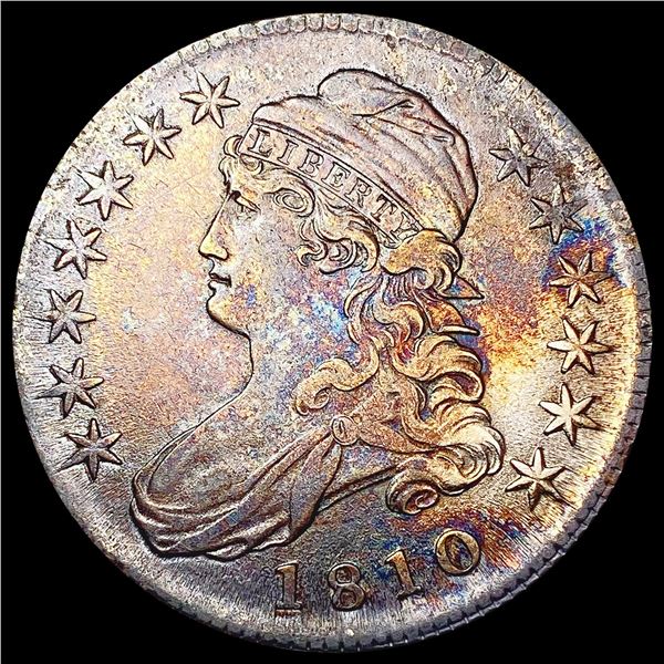 1810 Capped Bust Half Dollar CHOICE AU