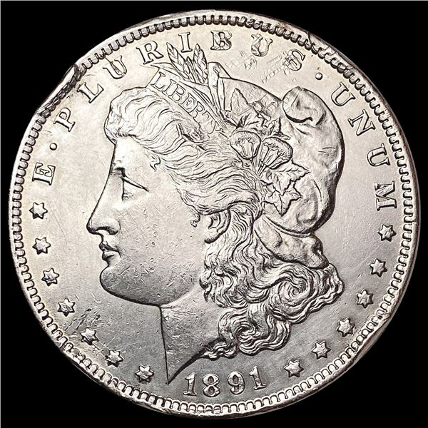 1891-CC Morgan Silver Dollar UNCIRCULATED