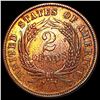 Image 2 : 1866 Two Cent Piece CHOICE AU