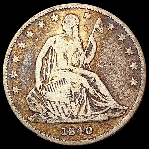 1840-O Seated Liberty Half Dollar LIGHTLY CIRCULATED