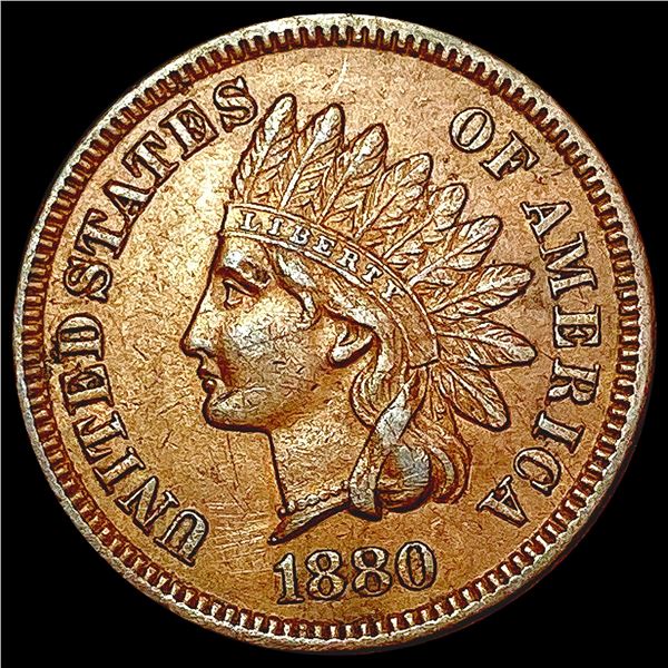 1880 BN Indian Head Cent CLOSELY UNCIRCULATED