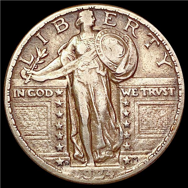 1924 Standing Liberty Quarter LIGHTLY CIRCULATED
