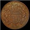 1865 Two Cent Piece NEARLY UNCIRCULATED