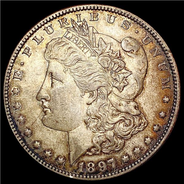 1897-O Morgan Silver Dollar CHOICE AU