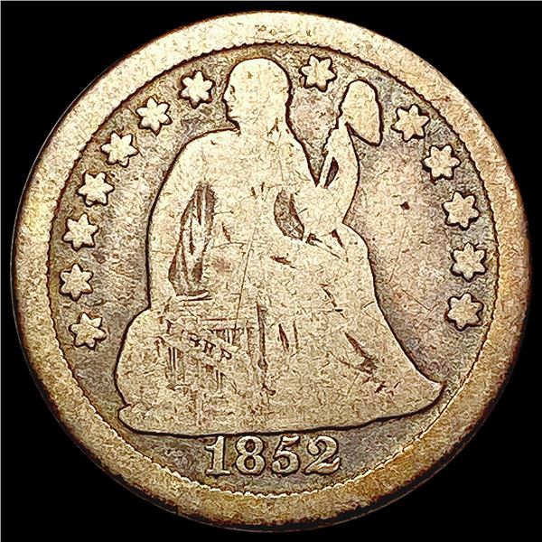 1852-O Seated Liberty Dime NICELY CIRCULATED