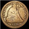 Image 1 : 1876-CC Seated Liberty Quarter NICELY CIRCULATED