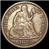 Image 1 : 1873 Arrows Seated Liberty Dime LIGHTLY CIRCULATED